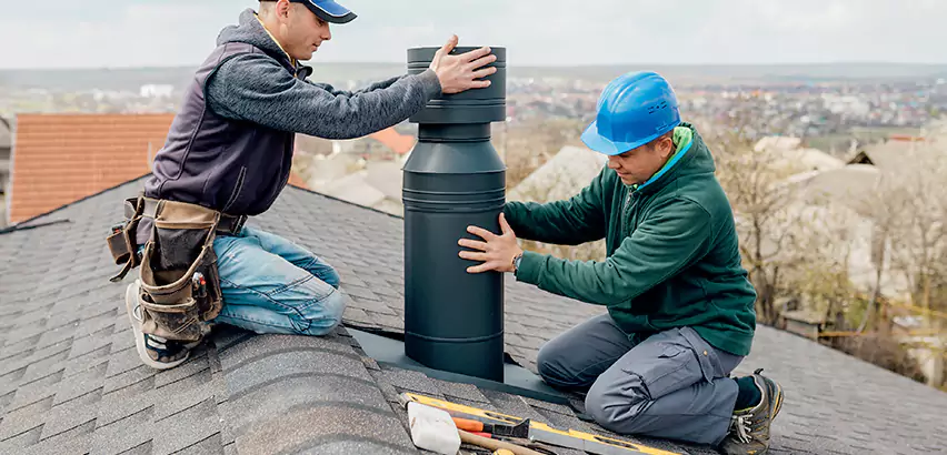 Chimney Flashing Replacement for Storm Damage in Brenham