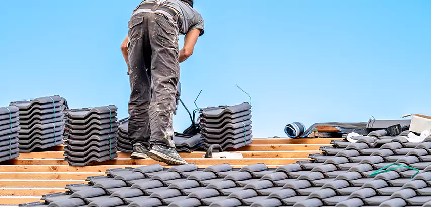 Replacing Tile Roof Underlayment in Brenham