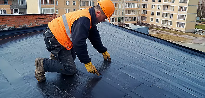 Residential TPO Roof Repair in Brenham